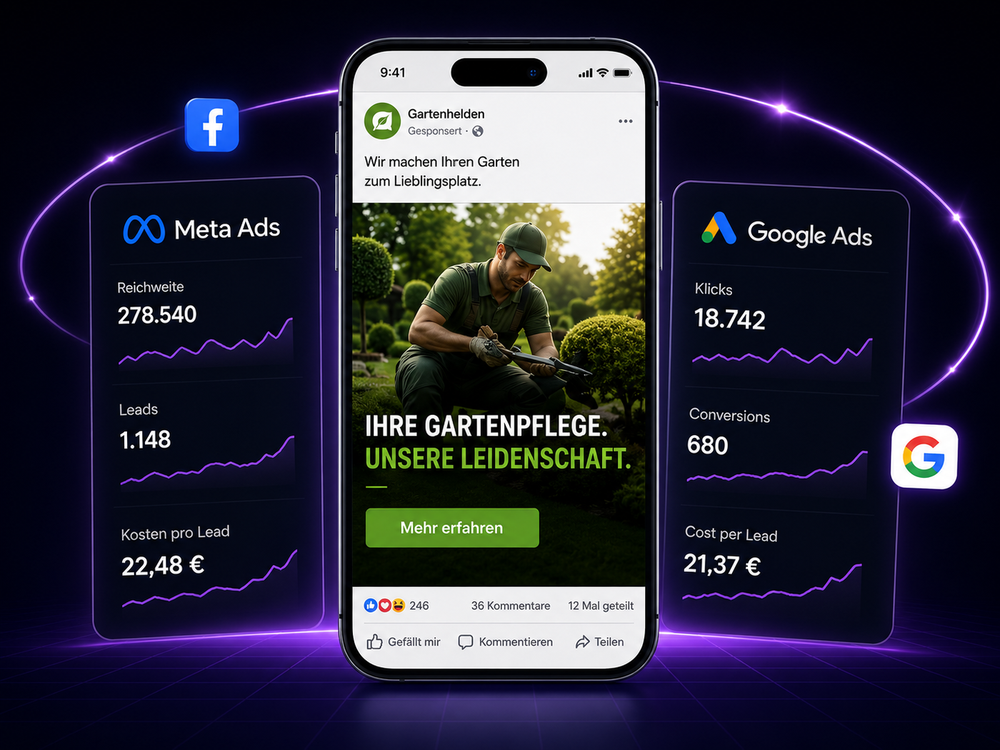 Meta & Google Ads für Handwerk und Industrie